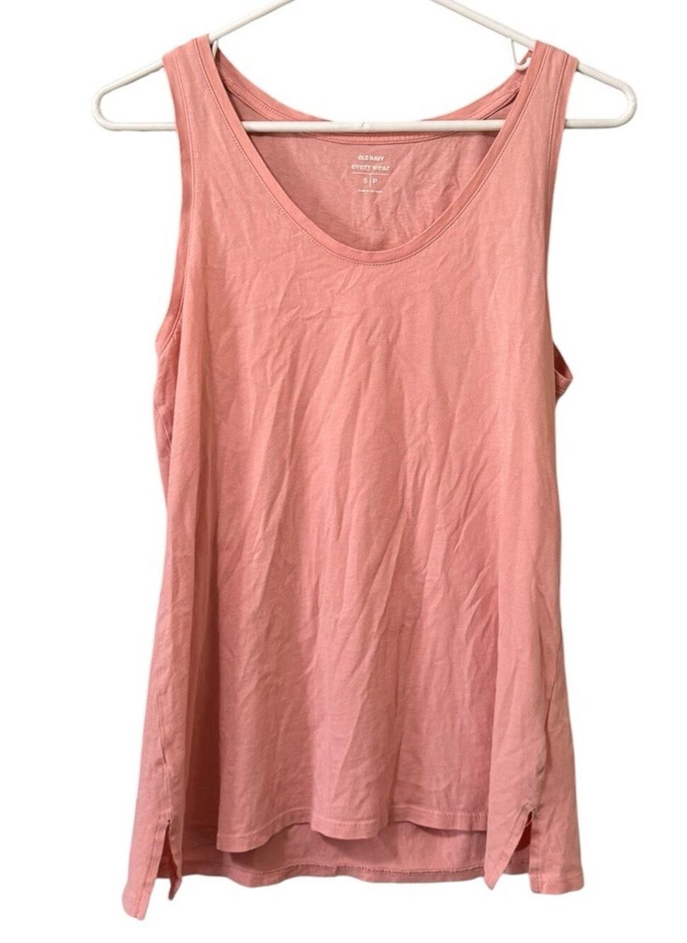 Old Navy Everywear Women Size Small Sleeveless V Neck Tank‎ Top Cotton Casual